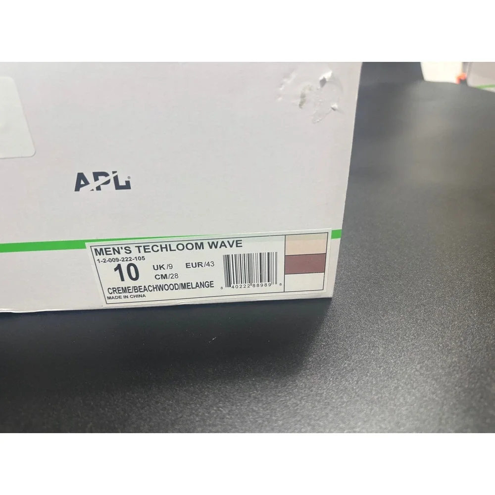 APL NEW Men's Techloom Wave in Creme/Beachwood/Melange in Size 10 MSRP $245